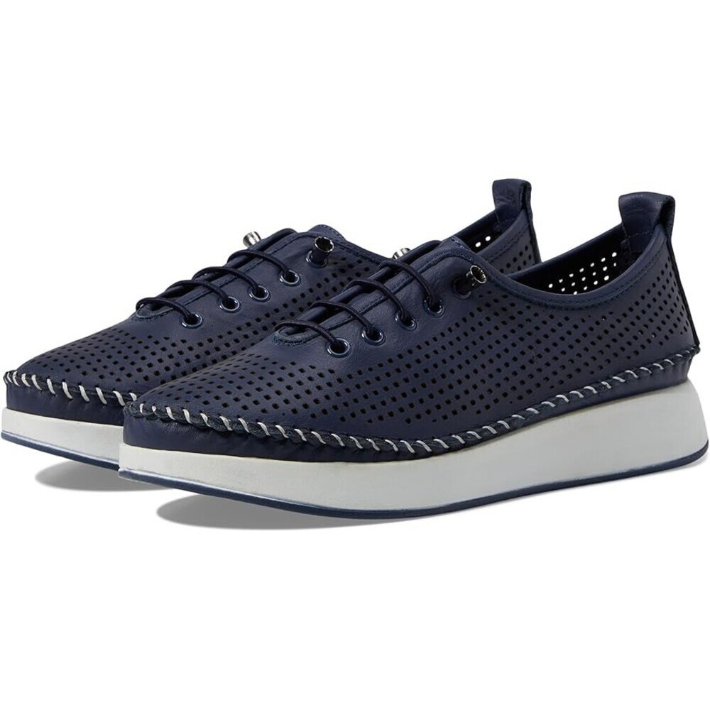 Spring Step Eastwood Women's 5.5-6 Blue Leather Slip On Casual Shoes ZOGG1475